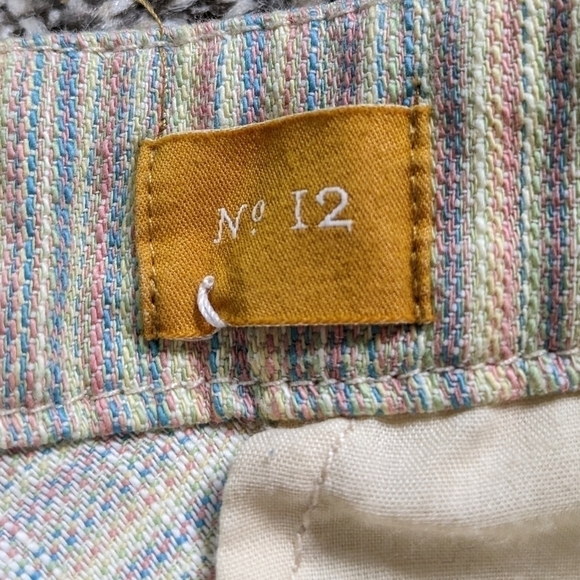 Anthro Pilcro and the Letterpress colorful striped button up skirt 12 - Picture 9 of 11